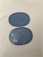 Longaberger from the Homestead blue trivets