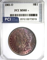 1901-O Morgan PCI MS65+ Nice Toning