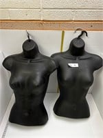 Lot of 2 Hanging Mannequin Forms