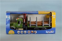 Bruder Multi-Functional Log Hauler Toy Truck,  NIP