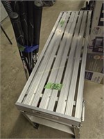 Werner aluminum folding bench