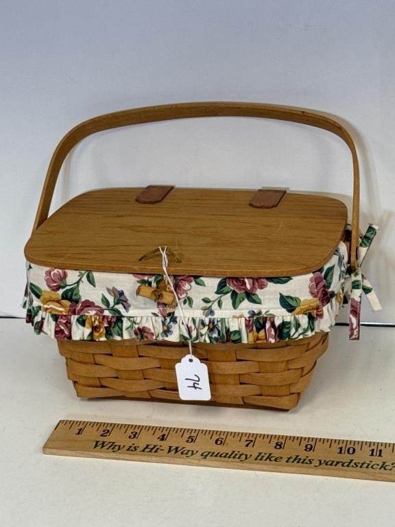 LONGABERGER PURSE BASKET