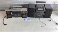 Koss cd and radio, Panasonic radio