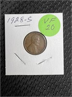 1928-S Wheat Penny