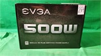 EVGA 500W 80 PLUS POWER SUPPLY