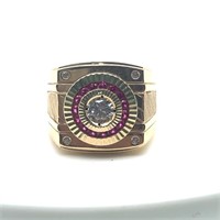 14KT Yellow Gold Men's Ring