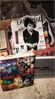 Guitar magazines, music industry design exhibits