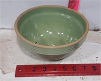 Monmouth Ribbed Pottery Sage Green Bowl