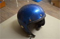 Retro Blue Flake Helmet