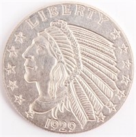 Coin 5 Ounce Indian Chief .999 Fine Silver .