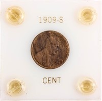 Coin 1909-S Lincoln Cent in Extra Fine Key!