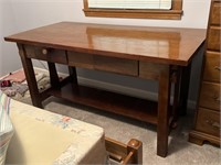 Large Mission Arts & Crafts Style Desk