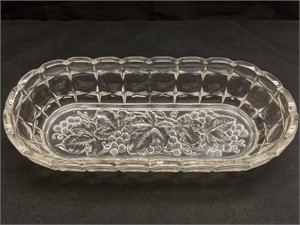 Oblong Serving Dish Constellation Grape Frost