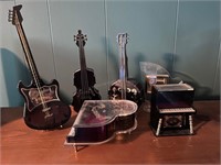 Variety of Instrument Music Boxes