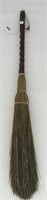 Vintage Barley Twist Wood Carved House Broom