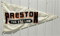 5ft Vintage Preston Trucking Pennant Flag