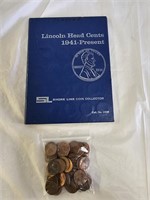 1941-1968 Lincoln Head Cents Book, 60 Xtra Pennies