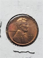 BU Red Toned 1953 Wheat Penny