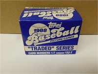 1988 Topps Baseball Traded Series Card Set