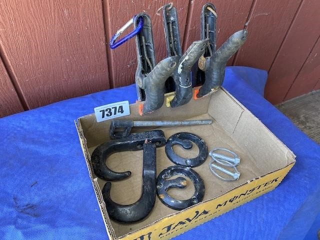 10,000 LB. Tow Hooks, Truck Tie Downs, Clips