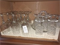 12 pcs Wexford set with 12 wine glasses