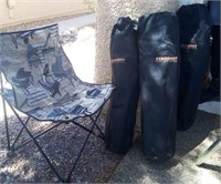 V - LOT OF FOLDING CAMP CHAIRS (G107)