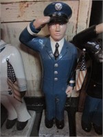 MILITARY OFFICER 27" TALL - PICK UP ONLY