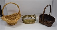 Three Small Baskets