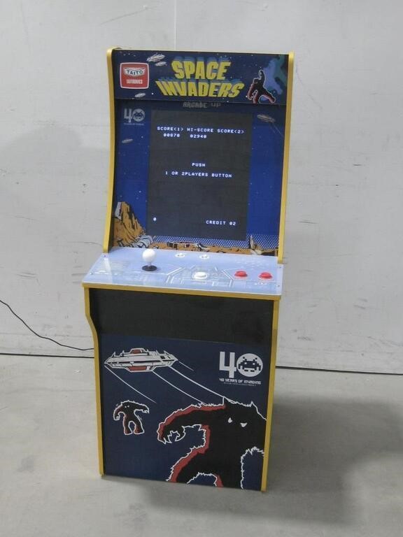 Arcade 1Up Space Invaders Tested Working See Info