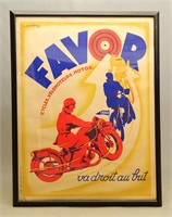 Motorcycle Poster "FAVOR"