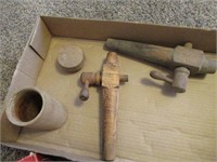 Vintage Wood Taps and Cigar Boxes