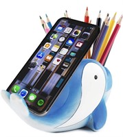 New Pencil Holder with Phone Stand, Resin Shaped
