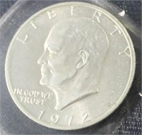 1972 Uncirculated Eisenhower Silver Dollar