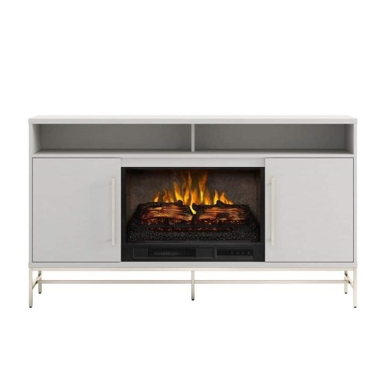 60 in. Freestanding Media Console Fireplace