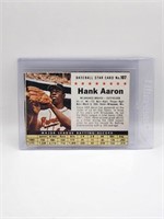 1961 POST HANK AARON CARD. CLEAN