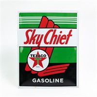 Porcelain Texaco Sky Chief Sign