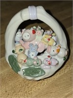 Ceramic Decorative Pig Frog Pin Holder