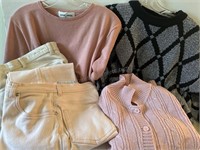 Ladies Clothes 2 Pairs of Jeans Sz 12 Sweaters S