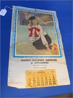 Nude Risque 1969 Calendar