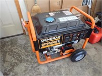 Generac GP 6500E Portable Generator On Wheels w/
