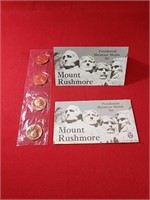 Mount Rushmore Presidential Medal Set