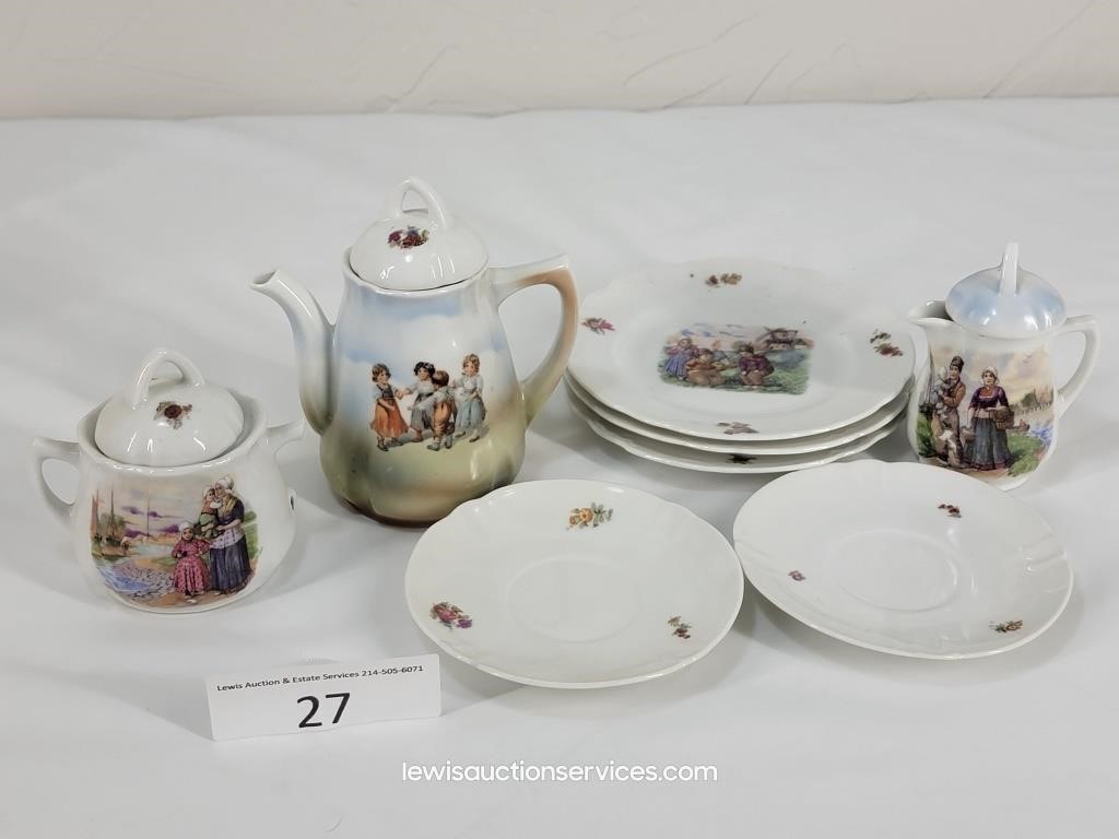 Small Porcelain Tea Set - Germany