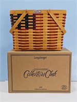 1998 25th anniversary flag basket Longaberger