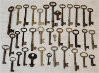 Lot Of 37 Antique Skeleton Keys