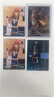1999 Lot of 4 Kobe Bryant Cards