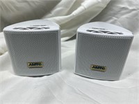 PAIR Surround Sound Speakers 3 1/2" Comm Grade WH