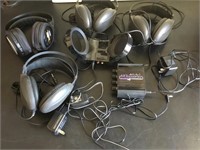 Head Amp 4 Channel Headphone Amplifier w/ 4 Sets