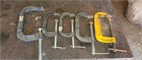 C clamps various sizes