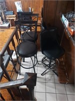 Lot of 2 Pair of Counter Height Chairs