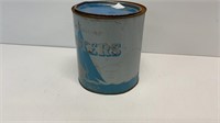 Vintage Oyster tin can